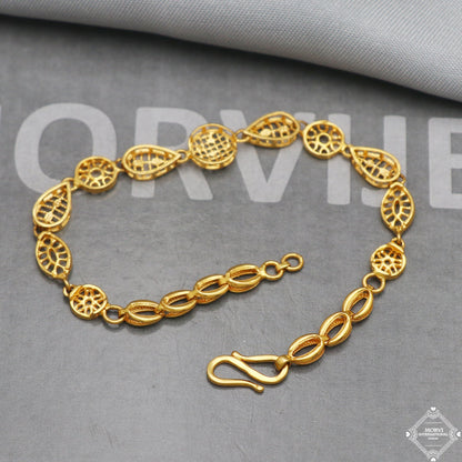 22k Gold Women Bracelet Jewelry, K5270