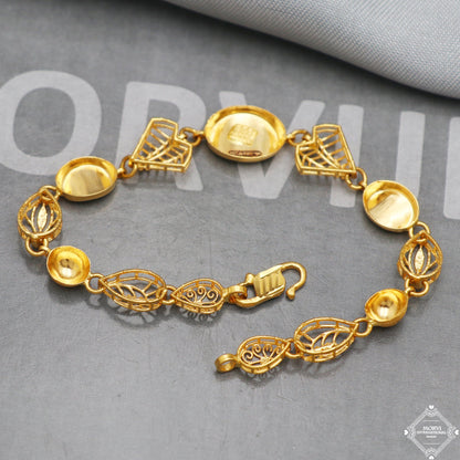 22k Gold Women Bracelet Jewelry, K5272