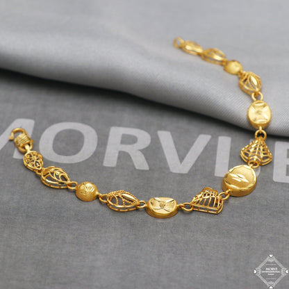 22k Gold Women Bracelet Jewelry, K5272