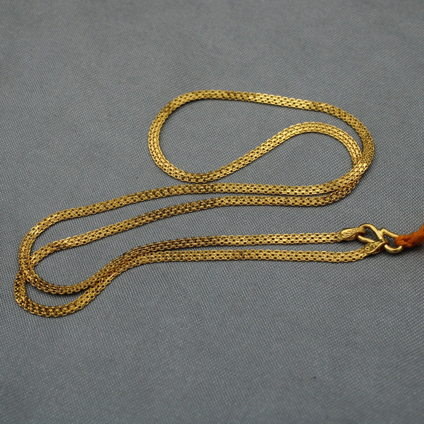 22k Yellow Gold Chain Necklace For men women Anniversary Wedding Gift , all size